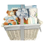 New Baby Boy Arrival Gift Basket